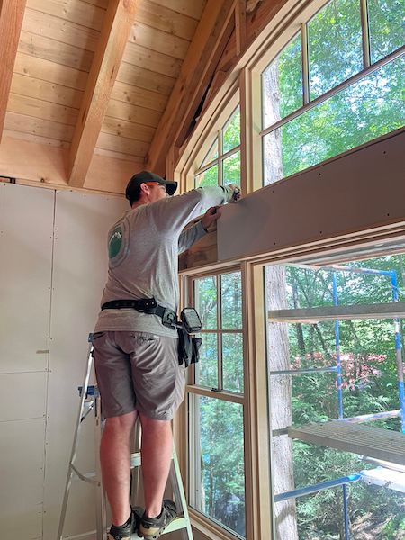 Drywall project by Double R Mountain Maintenance