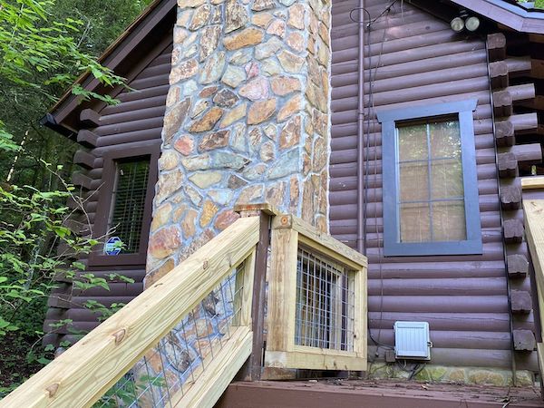 Exterior Staining project by Double R Mountain Maintenance