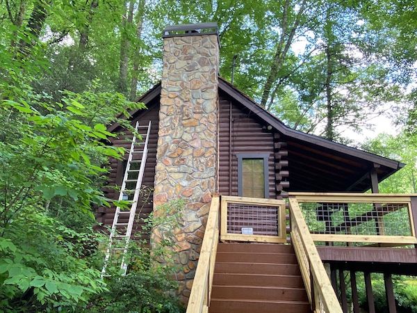 Exterior Staining project by Double R Mountain Maintenance