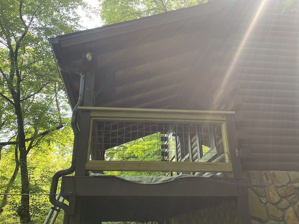 Exterior Staining project by Double R Mountain Maintenance