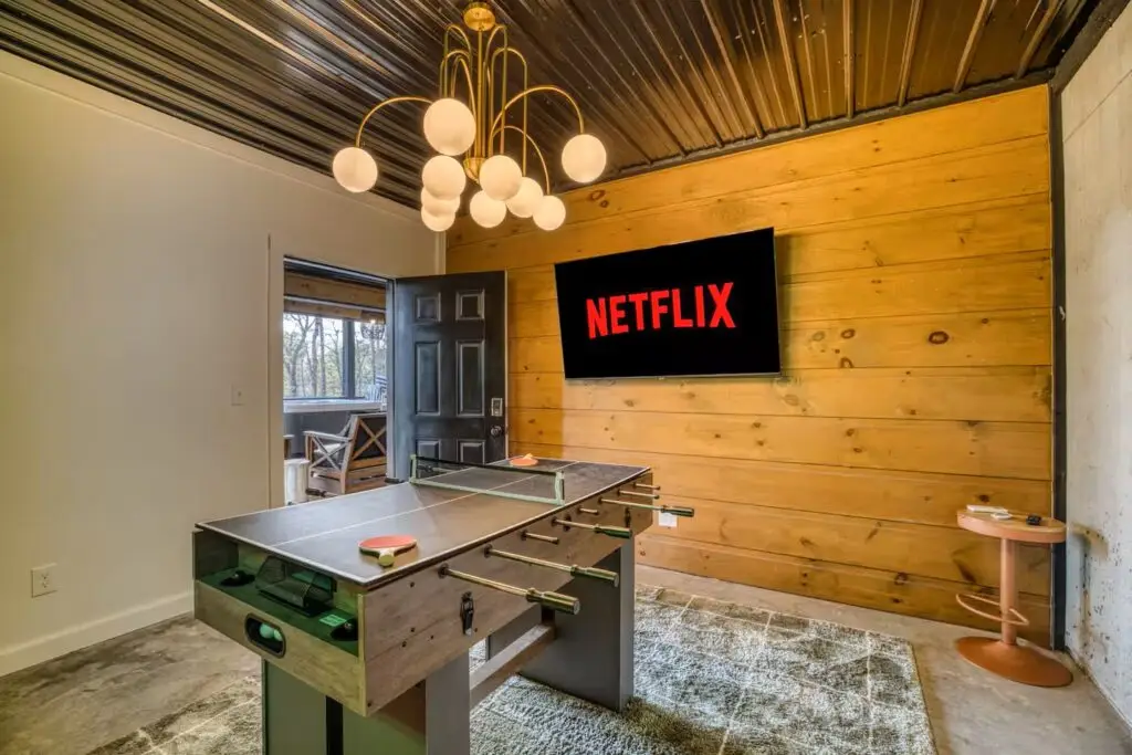 Game room renovation in Morganton